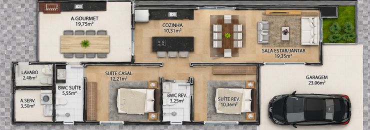 Residencial Monte Alto, projeto